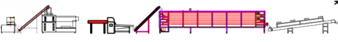 Single Screw Extruder Industrial Pasta Machine Macaroni Processing Machine